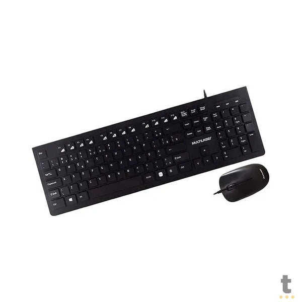 Kit Teclado E Mouse Com Fio Multilaser USB - TC240