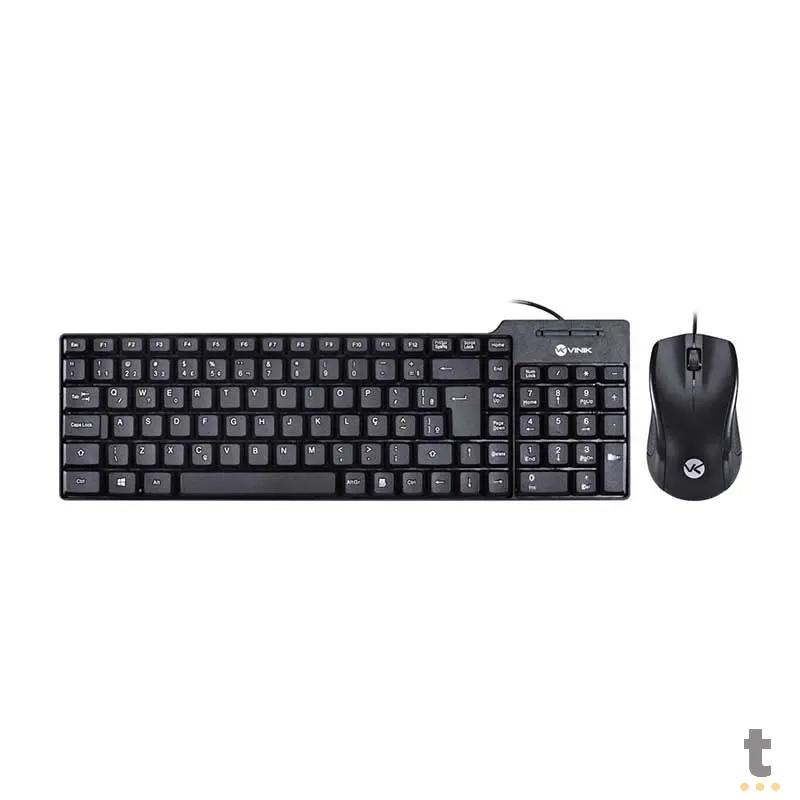 Kit Teclado E Mouse Com Fio Vinik USB - CD100 Truedata