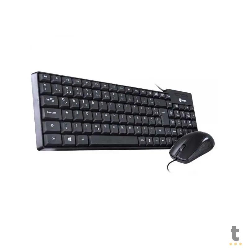 Kit Teclado E Mouse Com Fio Vinik USB - CD100 Truedata