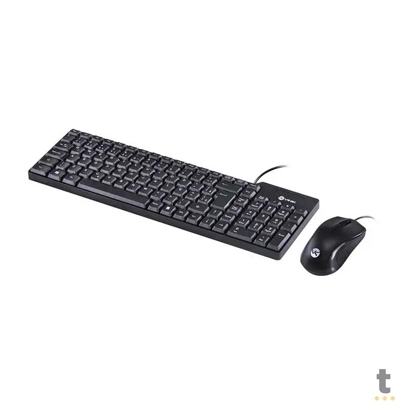 Kit Teclado E Mouse Com Fio Vinik USB - CD100 Truedata