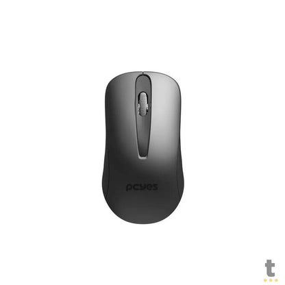 Kit Teclado E Mouse Sem Fio Comfort PCYes Preto / Cinza - PCOCWAB Truedata