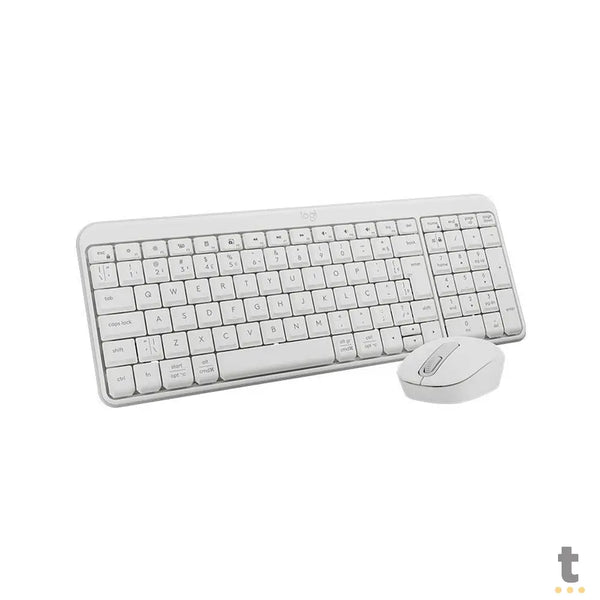 Kit Teclado E Mouse Sem Fio Compacto Logitech Mk250 Branco - 920-013517