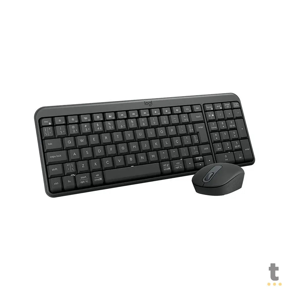 Kit Teclado E Mouse Sem Fio Compacto Logitech Mk250 Cinza - 920-013516 Truedata