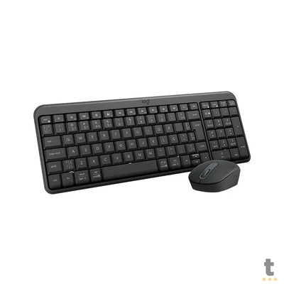 Kit Teclado E Mouse Sem Fio Compacto Logitech Mk250 Cinza - 920-013516