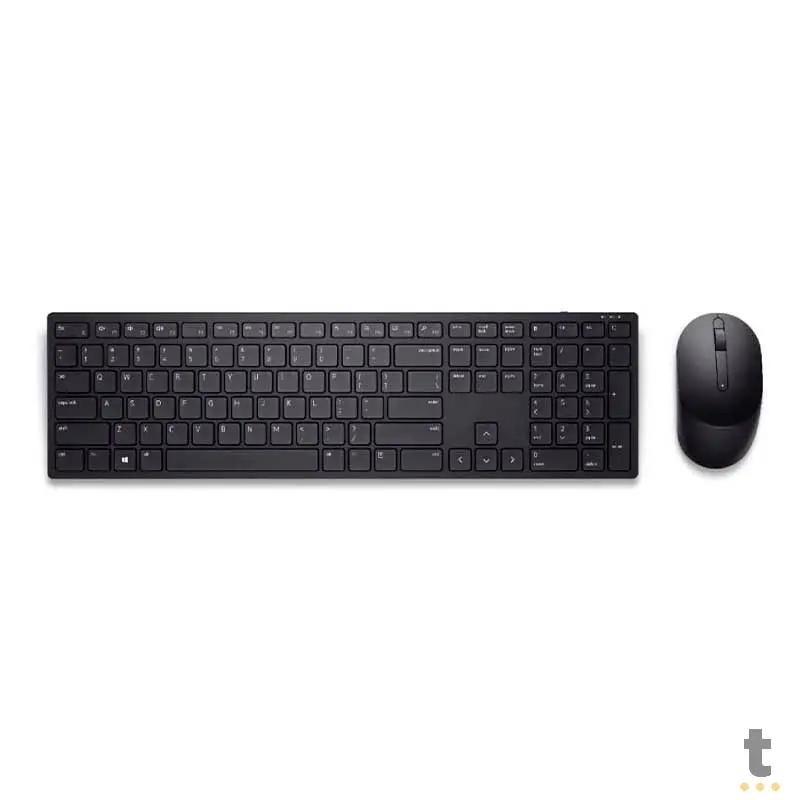 Kit Teclado E Mouse Sem Fio Dell Pro Preto - KM5221W Truedata