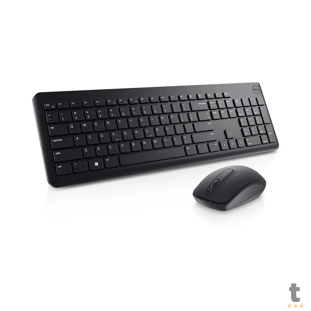 Kit Teclado E Mouse Sem Fio Dell Wireless Preto - KM3322W Truedata