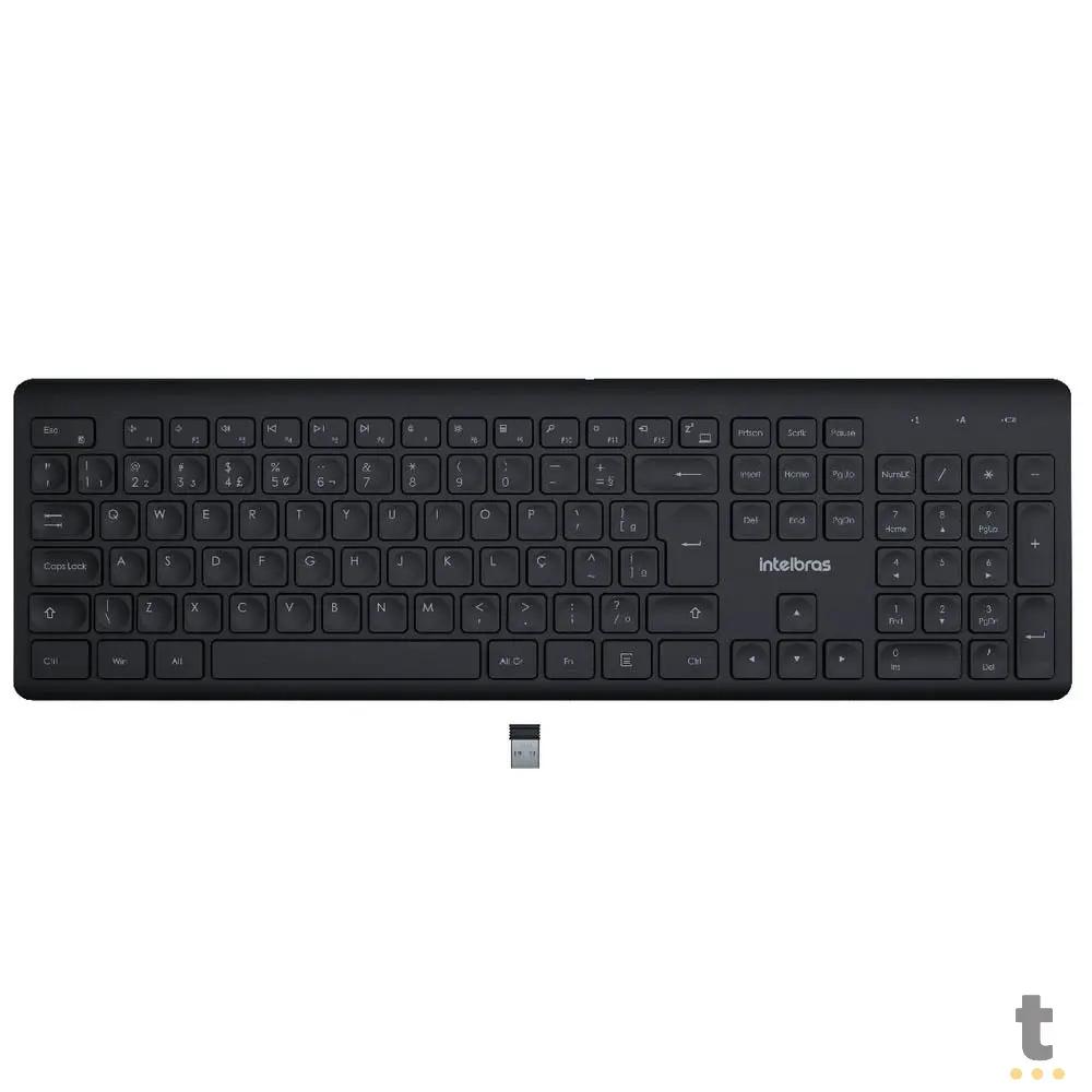 Kit Teclado E Mouse Sem Fio Intelbras CSI50 - 4294200 Truedata