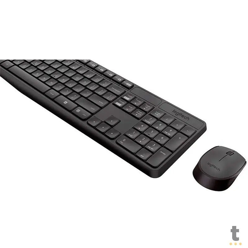 Kit Teclado E Mouse Sem Fio Logitech Mk235 - 920-007903 Truedata