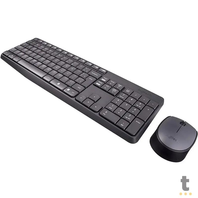 Kit Teclado E Mouse Sem Fio Logitech Mk235 - 920-007903 Truedata