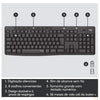 Kit Teclado E Mouse Sem Fio Logitech Mk295 Silent - 920-009793 Truedata