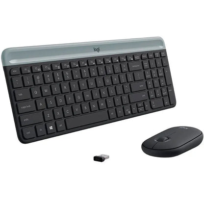 Kit Teclado E Mouse Sem Fio Logitech Mk470 Slim (Teclas Padrão US)- 920-009268 Truedata