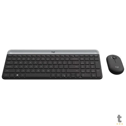 Kit Teclado E Mouse Sem Fio Logitech Mk470 Slim (Teclas Padrão US)- 920-009268 Truedata