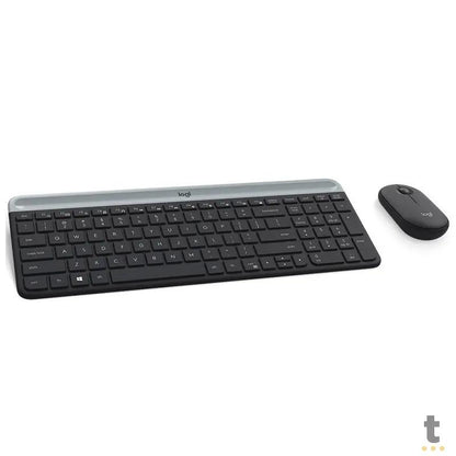 Kit Teclado E Mouse Sem Fio Logitech Mk470 Slim (Teclas Padrão US)- 920-009268 Truedata
