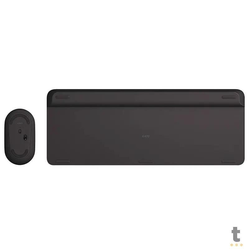 Kit Teclado E Mouse Sem Fio Logitech Mk470 Slim (Teclas Padrão US)- 920-009268 Truedata