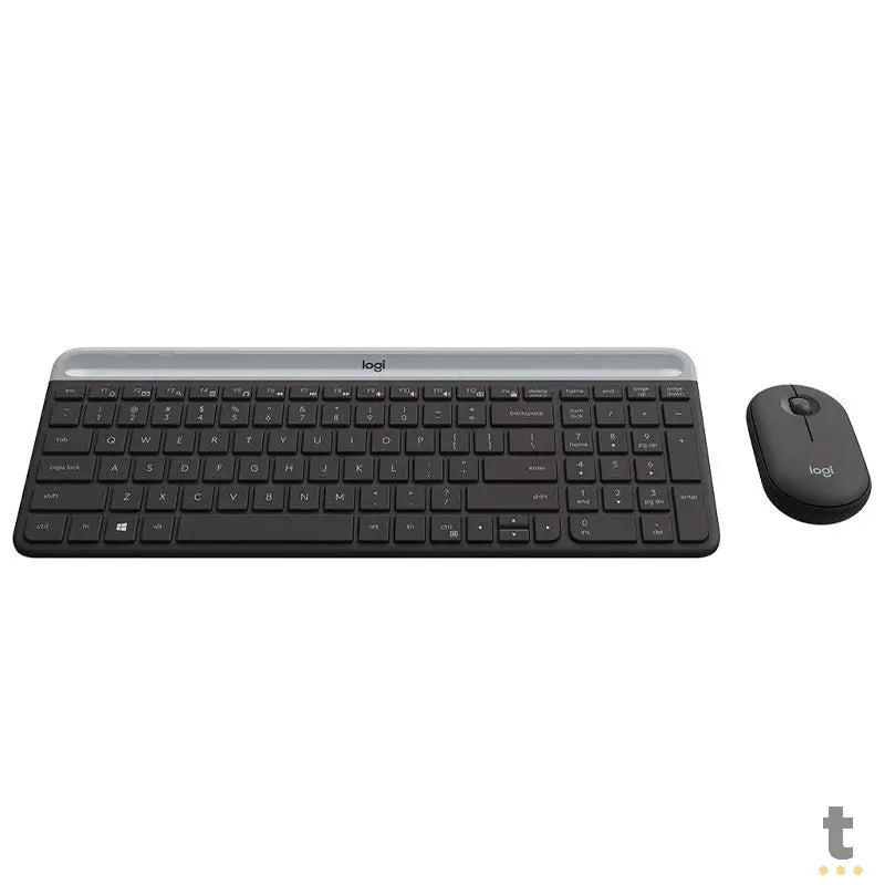 Kit Teclado E Mouse Sem Fio Logitech Mk470 Slim (Teclas Padrão US)- 920-009268 Truedata