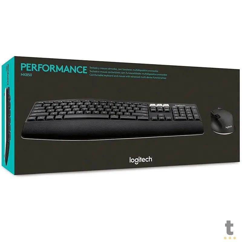 Kit Teclado E Mouse Sem Fio Logitech Mk850 Multimidia 920-008219 Truedata