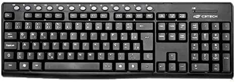Kit Teclado e Mouse Sem Fio C3Tech Preto - K-W30BK Truedata