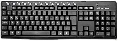 Kit Teclado e Mouse Sem Fio C3Tech Preto - K-W30BK Truedata