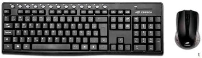 Kit Teclado e Mouse Sem Fio C3Tech Preto - K-W30BK Truedata