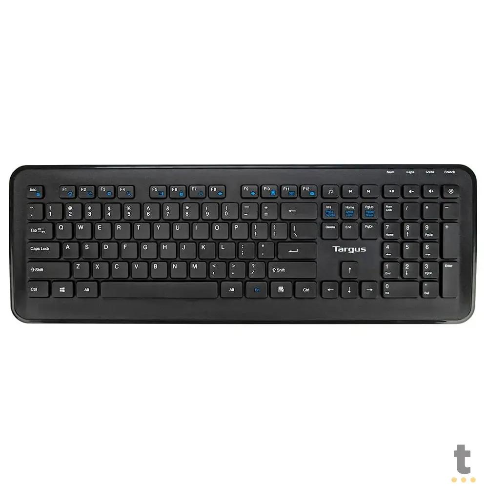 Kit  Teclado e Mouse Sem Fio Preto Targus - KM610 Truedata