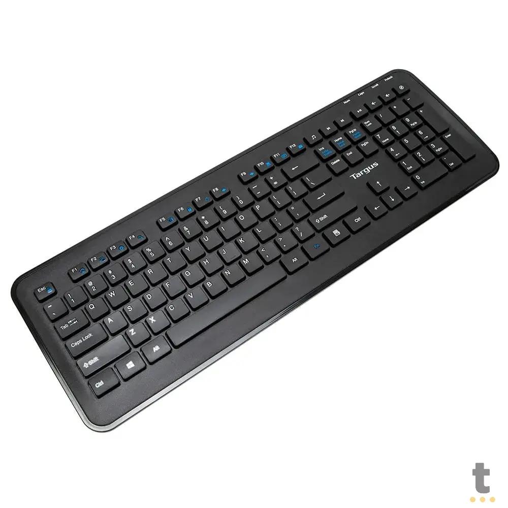 Kit  Teclado e Mouse Sem Fio Preto Targus - KM610 Truedata