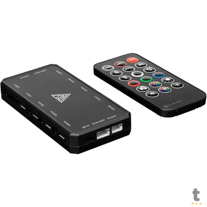 Kit c/ 3 Cooler Fan ARGB para Gabinete Gamdias Aeolus C/ Controlador 08 Pinos 120mm - AEOLUS M3-1203R Truedata