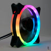 Kit c/ 3 Cooler Fan RGB para Gabinete Redragon C/ Controlador 06 Pinos 120mm - GC-F011 Truedata
