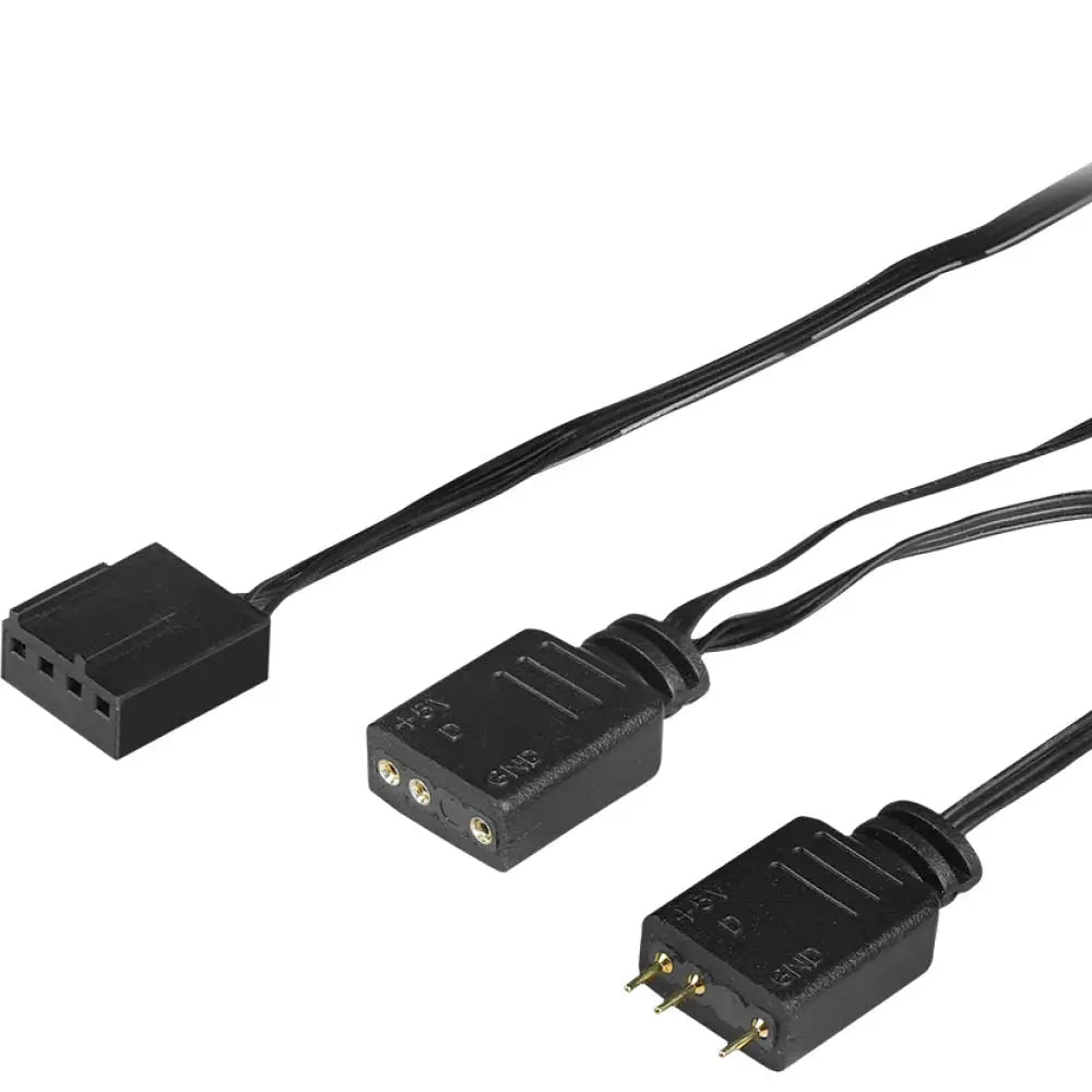 Kit c/ 3 Cooler Fan para Gabinete Iceberg Thermal IceGale Lightning ARGB 120mm Preto - IG12LT-B3A Truedata