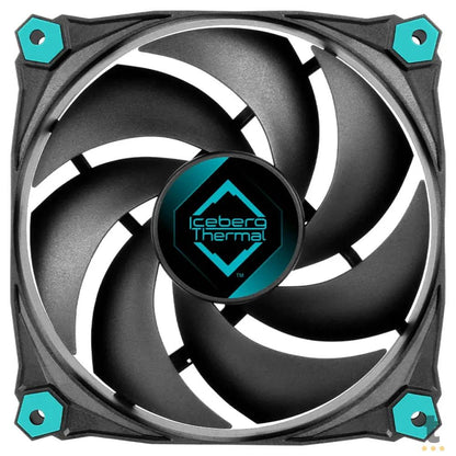 Kit c/ 3 Cooler Fan para Gabinete Iceberg Thermal IceGale Silent 120mm - ICEGALE12S-BBT-3A Truedata