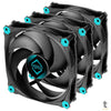 Kit c/ 3 Cooler Fan para Gabinete Iceberg Thermal IceGale Silent 120mm - ICEGALE12S-BBT-3A Truedata