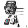 Kit c/ 3 Cooler Fan para Gabinete Redragon RGB 120mm Controle Remoto Silencioso - GC-F006 Truedata