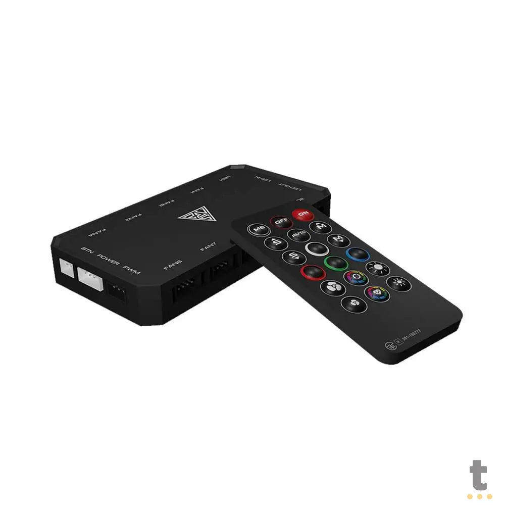 Kit c/ 4 Cooler Fan para Gabinete Gamdias Aeolus RGB 120mm C/ Fita Led e Controladora - M2-1204R ELITE Truedata