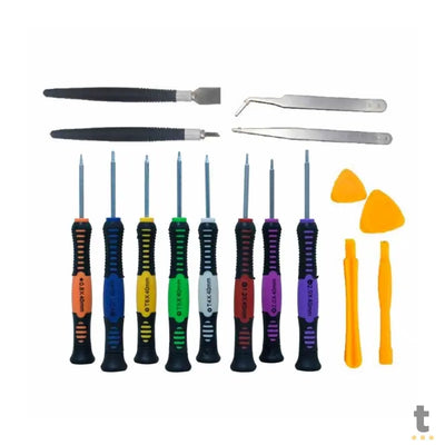 Kit de Chaves Com 16 Pecas Para Smartphones e Tablets HC-16 - 35579