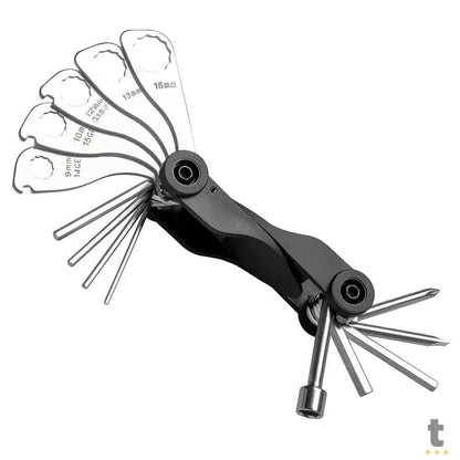 Kit de Chaves Tipo Canivete P/ Bicicleta 17 Peças Tramontina - 33919 Truedata