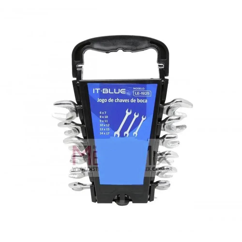 Kit de Chaves de Boca Cruzada 06 Peças It-Blue - LE-1925 Truedata