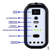 Kit de Energia Solar C/ Placa / Lanterna / Carregador USB e Lampadas Led - GDPLUS GD-8017 COB Truedata