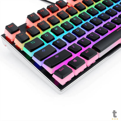 Kit de Teclas Keycaps Redragon Scarab PBT Double Shot Preto - A130-Black Truedata