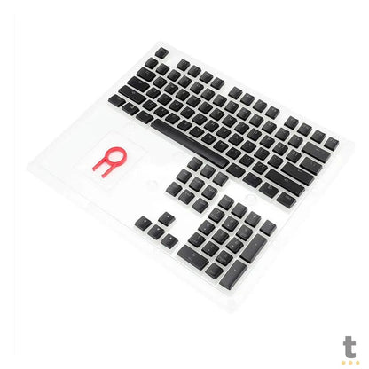 Kit de Teclas Keycaps Redragon Scarab PBT Double Shot Preto - A130-Black Truedata