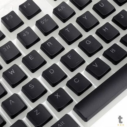 Kit de Teclas Keycaps Redragon Scarab PBT Double Shot Preto - A130-Black Truedata