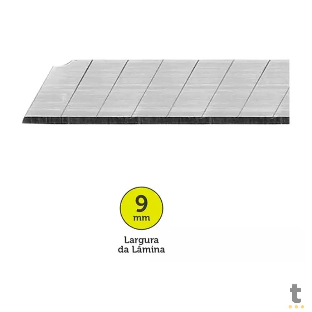 Lâmina para Estilete Estreito Keep 9mm Tubo com 10 Peças - EI168 Truedata