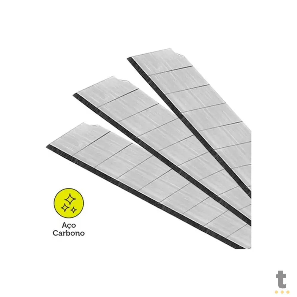 Lâmina para Estilete Estreito Keep 9mm Tubo com 10 Peças - EI168 Truedata