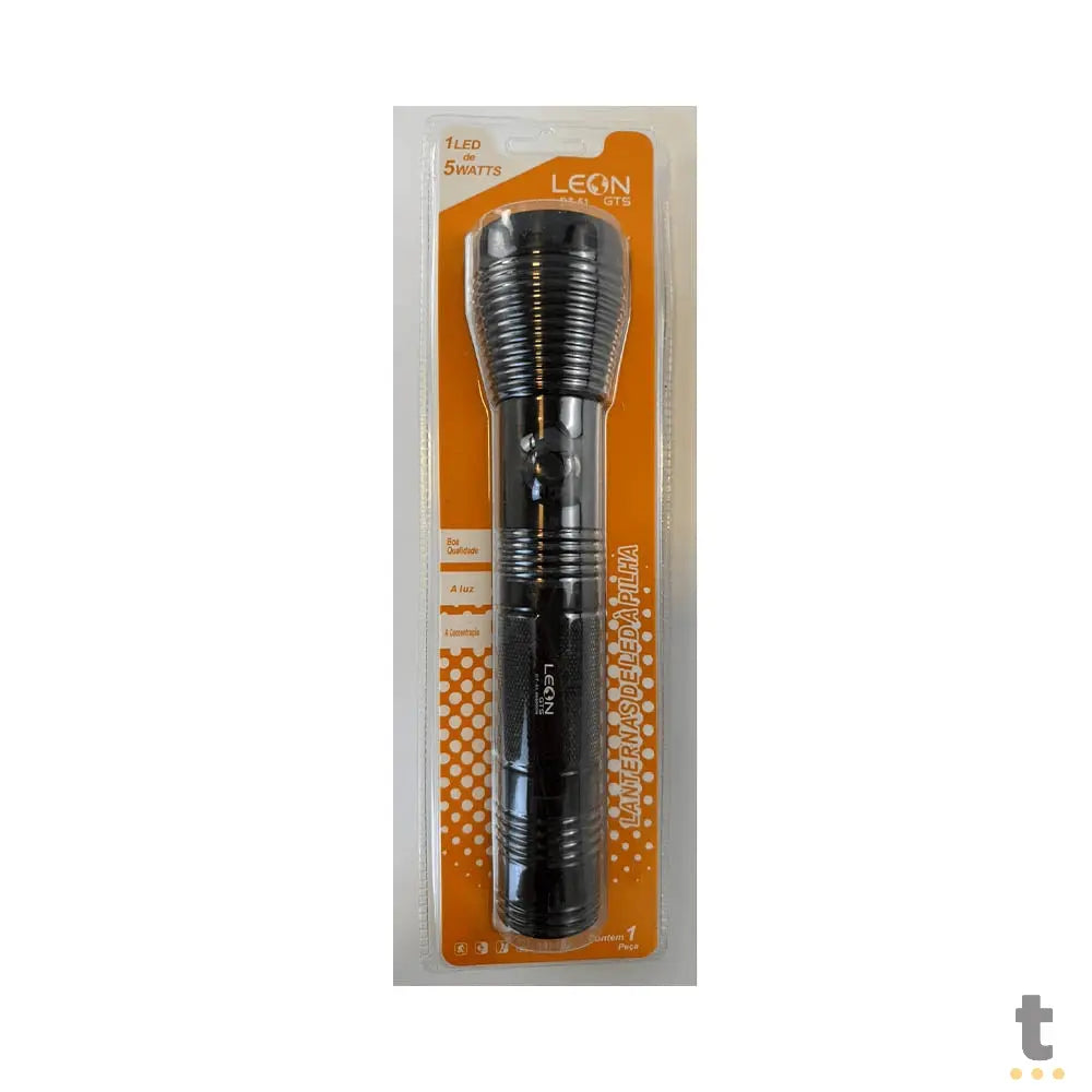 Lanterna Led 5w Flashlight Pilha Leon - DT-51 Truedata