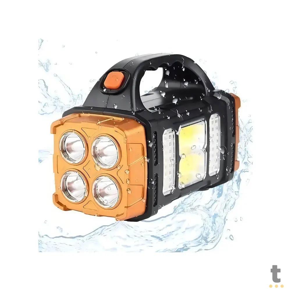 Lanterna Multifuncional Recarregável C/ Energia Solar e USB 1500mAh Usb Bommax -  BM-A317 Truedata