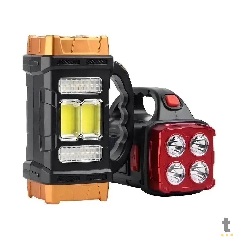 Lanterna Multifuncional Recarregável C/ Energia Solar e USB 1500mAh Usb Bommax -  BM-A317 Truedata