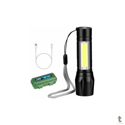 Lanterna Recarregável Led Pequena USB Charge 3 em 1 - Leon-LA62 Truedata