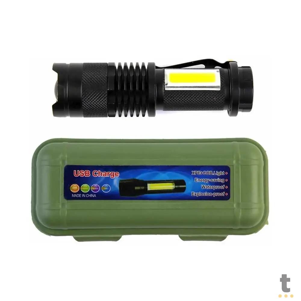 Lanterna Recarregável Led Pequena USB Charge 3 em 1 - Leon-LA62 Truedata