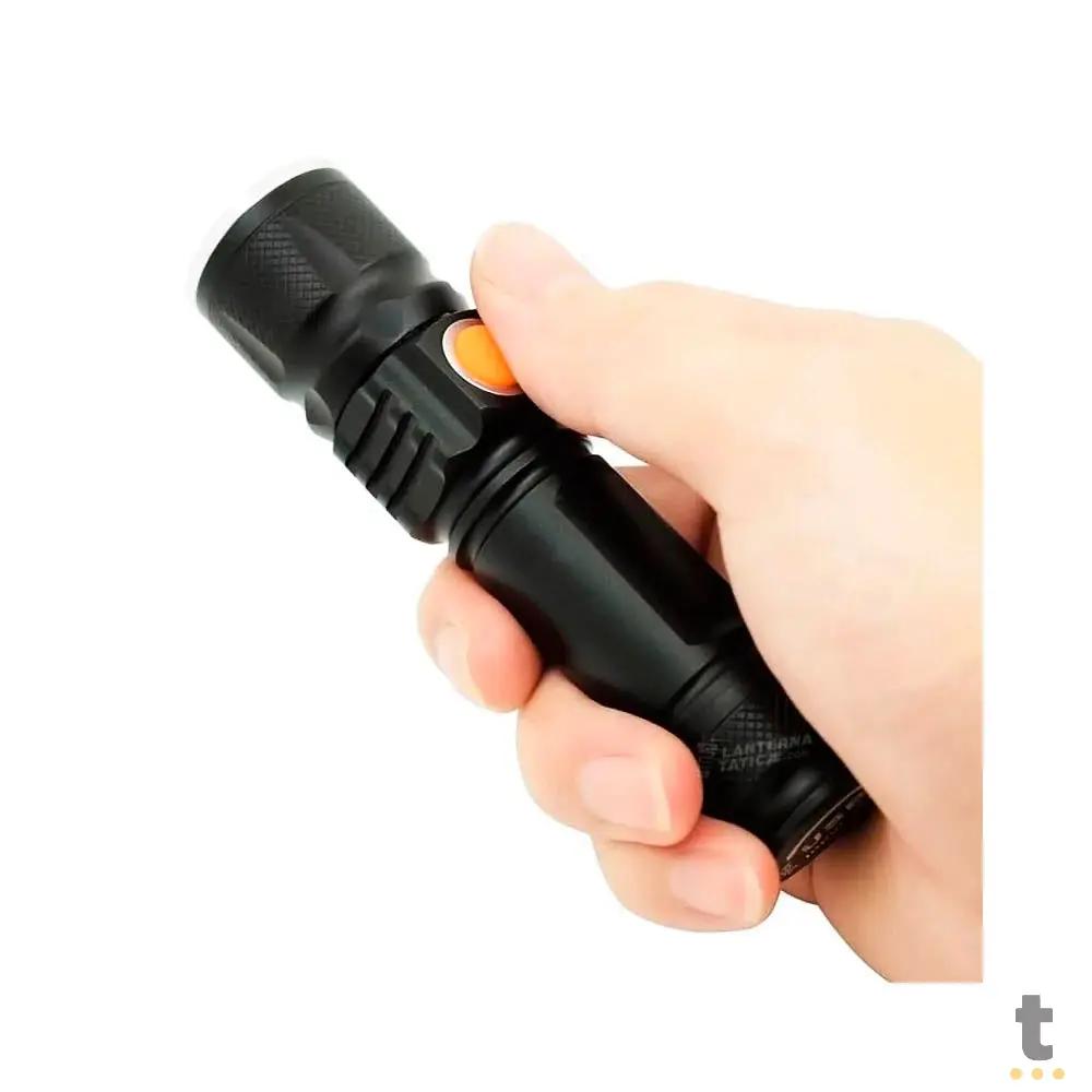 Lanterna Recarregável Leon Led USB P50 - DT-40 Truedata