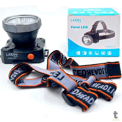 Lanterna de Cabeça Head Light Farol Led Leon - LA37 Truedata