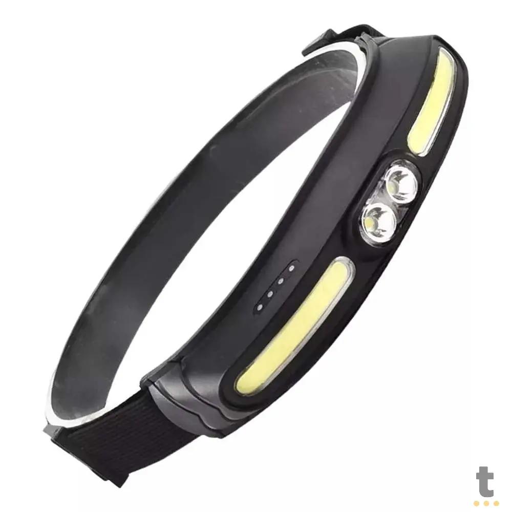 Lanterna de Cabeça Head Light Recarregável USB 600Mah 500LM Bomvink - BOM-4009 Truedata