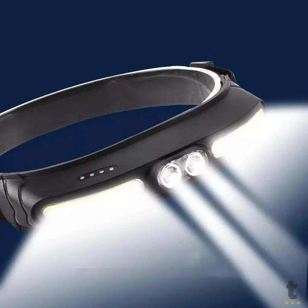 Lanterna de Cabeça Head Light Recarregável USB 600Mah 500LM Bomvink - BOM-4009 Truedata